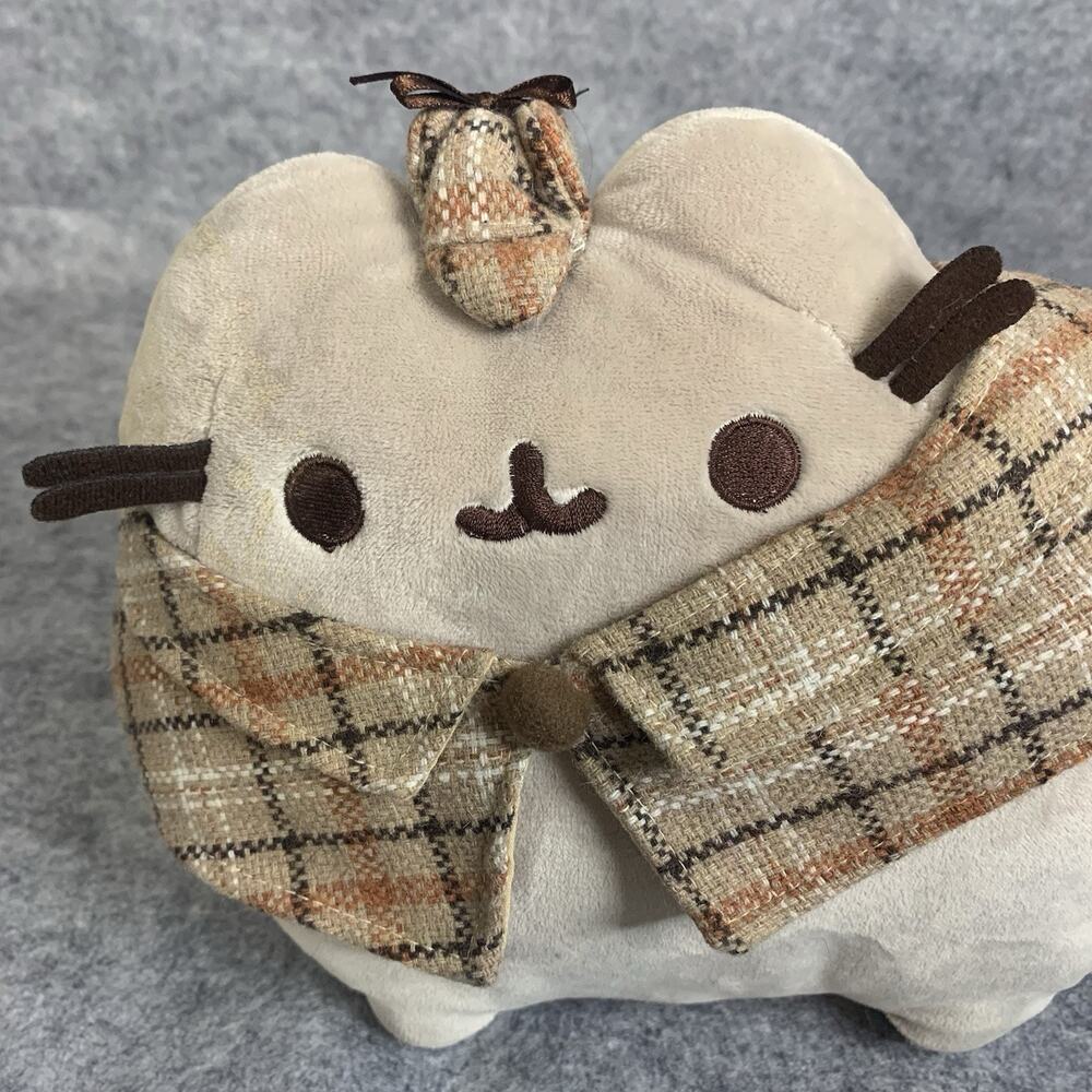 Pusheen Detective Plush UK Exclusive 12 inches Gund from 2016 New with Tags RARE - Picture 3 of 10
